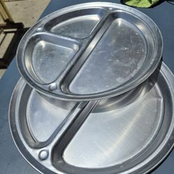 VINTAGE METAL CAMP PLATES
