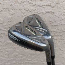 Tour Edge Bazooka Platinum, Two Hybrids