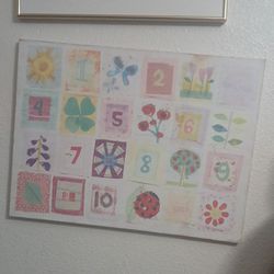 Wall Picture Numbers 1-10 