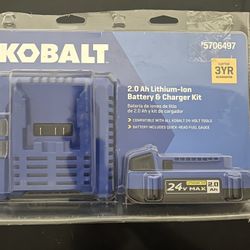 Kobalt 24v Battery & Charger 