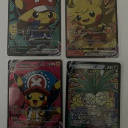 Pokémon TCG Custom Made Anime Pikachu Cards Holo Foil Custom Art Collectible