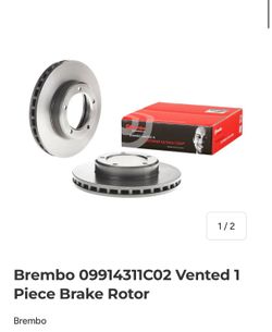 Brembo Front Brake Rotors LX470 Land Cruiser