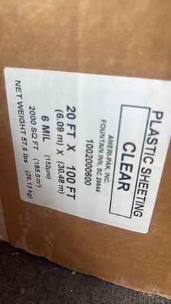 Plastic sheeting