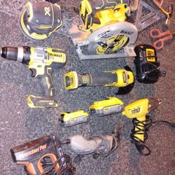 Assorted Dewalt Power Tools