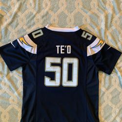 *Worn Once* Retro Te’o Chargers NFL Jersey 50’