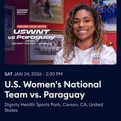 USA Women’s vs Paraguay $35 EACH
