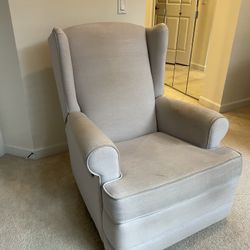 Pottery Barn - Wingback Swivel Glider Recliner