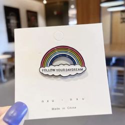 New Rainbow Brooch Pin Jewelry 