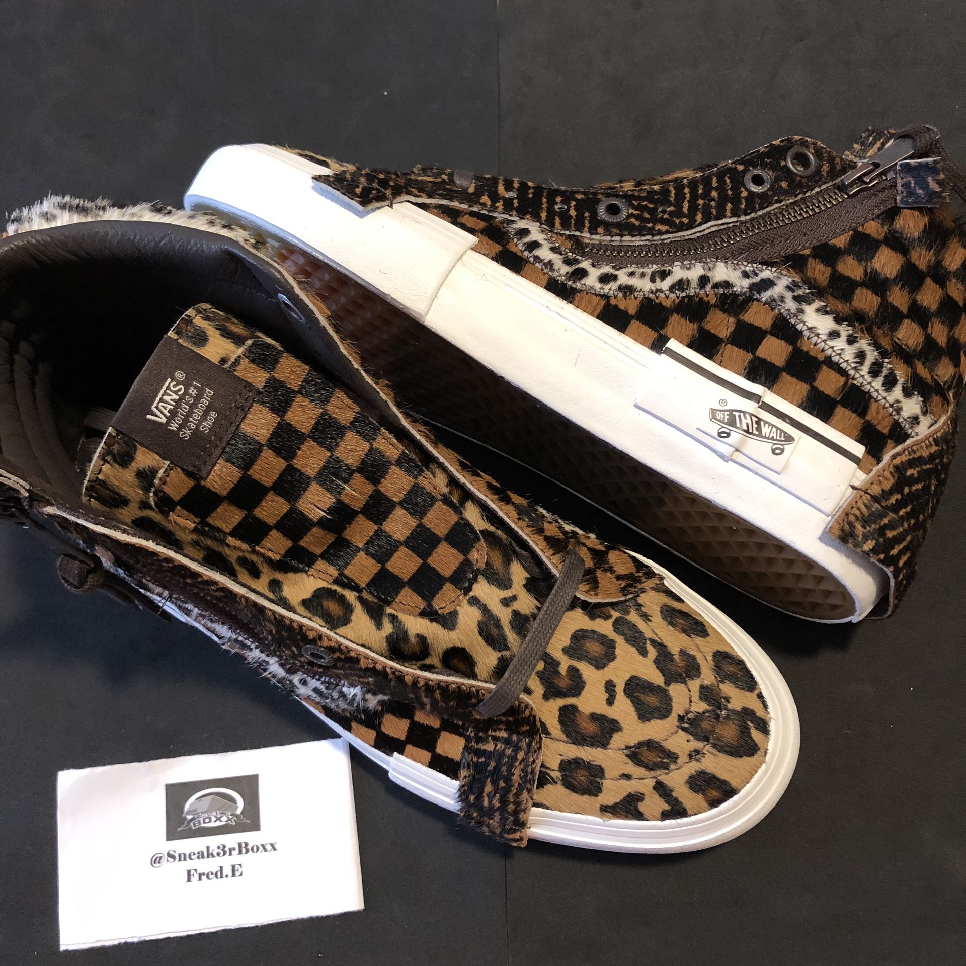 Vans Vault Sk8-Hi Pony Hair “Safari” (Brand New)