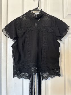 Black Lace Shirt