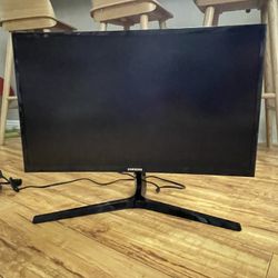 SAMSUNG 24" FHD 1080p CRG5 Curved Gaming Monitor, 144Hz, 4ms, Exclusive Gamer Settings, AMD Radeon FreeSync, Eye Saver Mode, 3000:1 Contrast Ratio, Bl