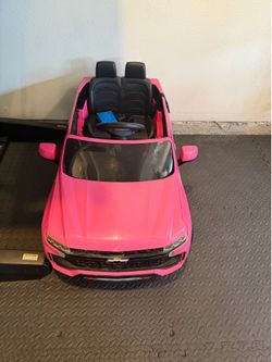Pink Chevy Ride-On Kid Car