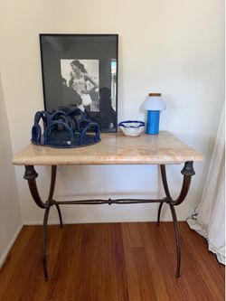 Marble console table