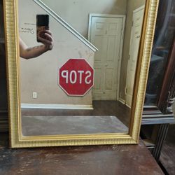 Vintage Gold Mirror