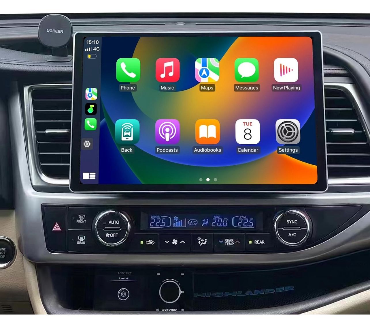 Car Stereo Radio for Toyota Highlander 2015-2019