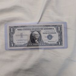 1957 Silver Cert. ⭐ Note- ($17)