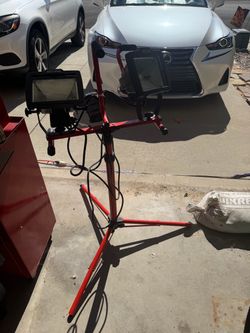 Craftsman Dual Head Work Light on Stand new
