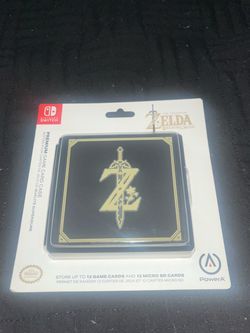 Zelda Breath of the Wild Nintendo Switch Game Card Case