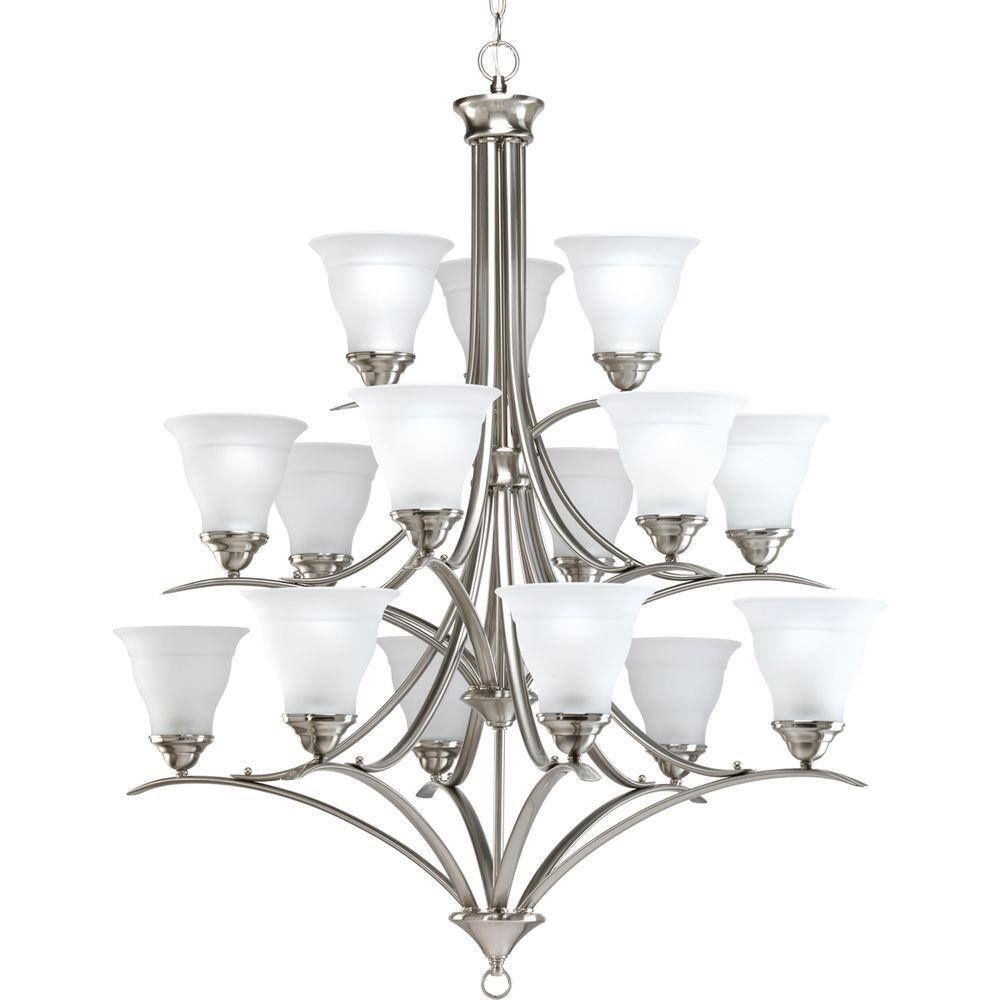 Progress Lighting Trinity Chandeliers 15 Light in Transitional & Traditional style MSRP $1000