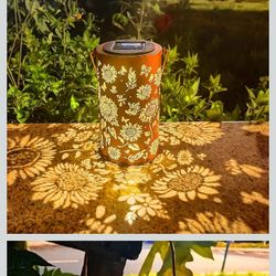 Anytalk 2Pack Sunflower Solar Lanterns Outdoor