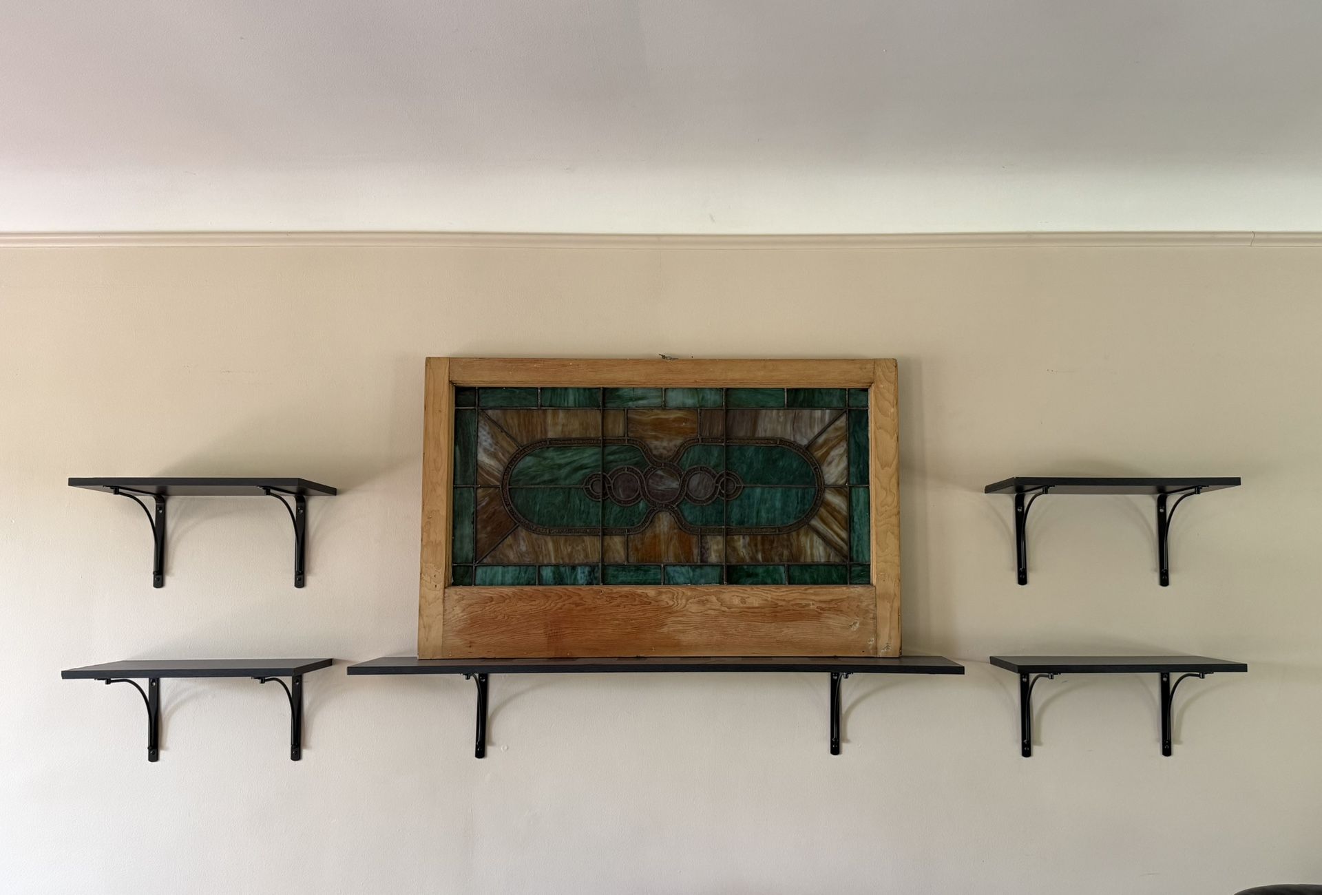 Black Wall Shelves With Brackets
