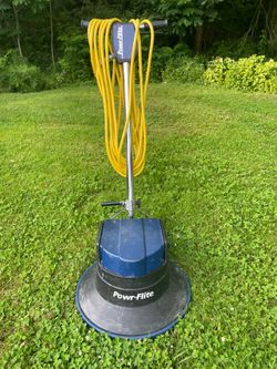 Floor buffer $300 with attachment and new pads (not shown)