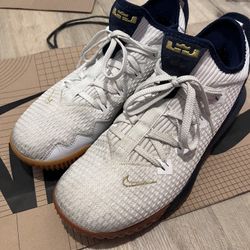 Nike LeBron XVI Low White/Gold Men’s 9.5 (Worn) 