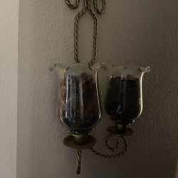 rare find princess house, Hollywood Regency candles holders