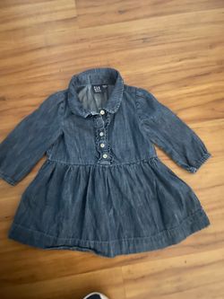 GAP Baby 12-18 month Denim Dress