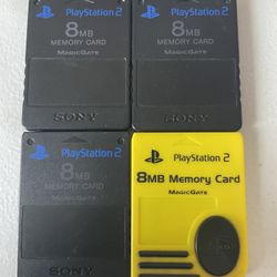 PS2 Memory Cards