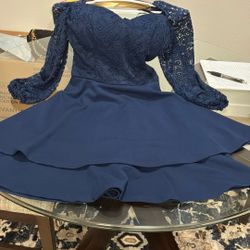 Dark Blue Dress