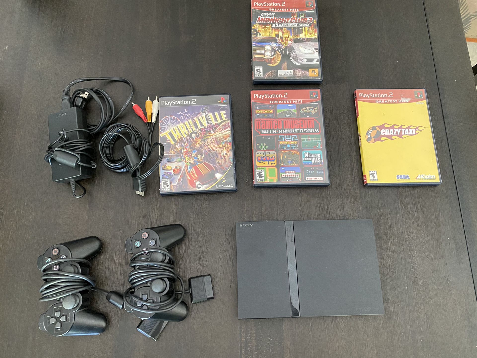 PS2 (slim) with Game Bundle