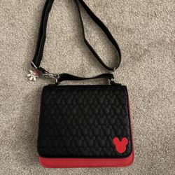 Loungefly Disney Mickey Mouse Quilted Crossbody Bag