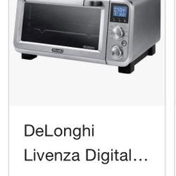 DeLonghi Livenza Digital Compact Convection Oven 0.5 Cu Ft. - EO 141150M - 1800 W - Convection, Bake, Grill, Keep Warm