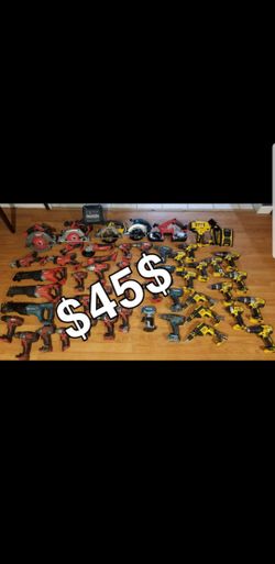 Dewalt impact drill milwaukee sawzall saw led impac wrench band saw makita router radio