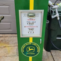Deere gas pump cabinet