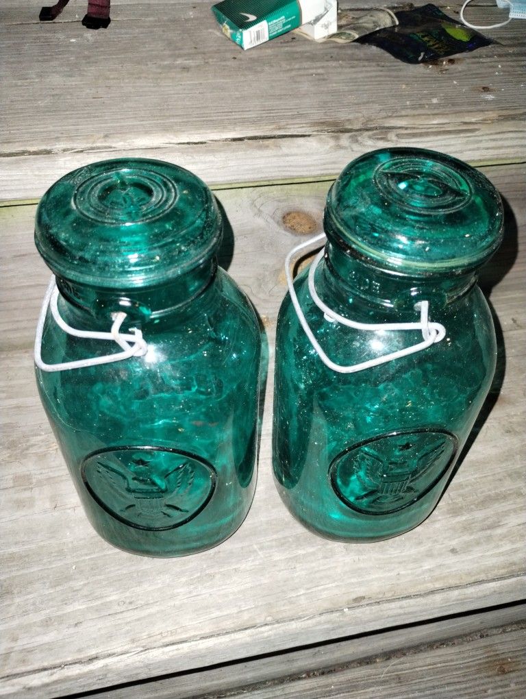 Vintage Glass Jars 