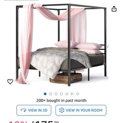 Bed Frame Like NewQueen 