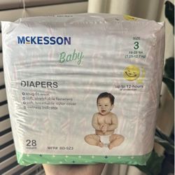 Baby Diapers SIZE 3 -28 Count