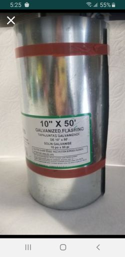 Galvanized flashing