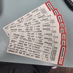 Tickets To The House Of Blues