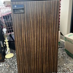 Brown Dorm Sized Fridge