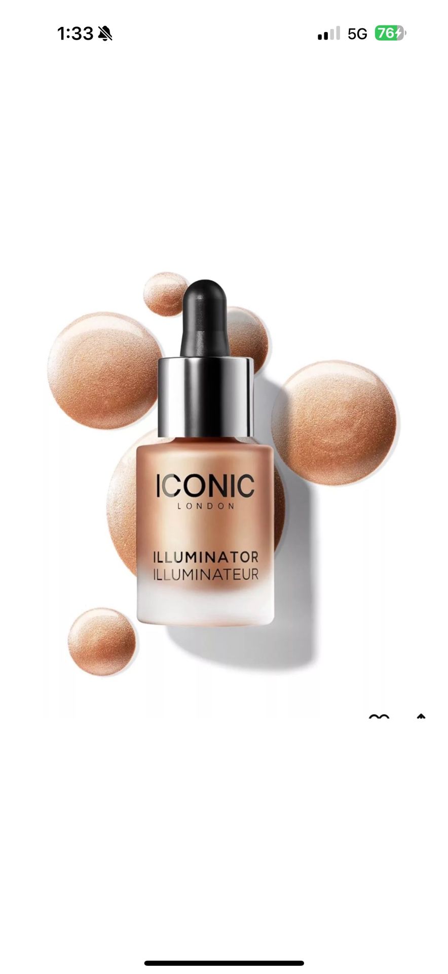 ICONIC LONDON Illuminator | Liquid Highlighting Drops Champagne Shimmer Color