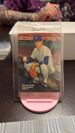 Nolan Ryan Texas Rangers 5000 K's Baseball Card