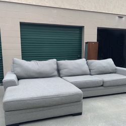 Wide Chaise Living Spaces Large Sectional Couch *Delivery Available*