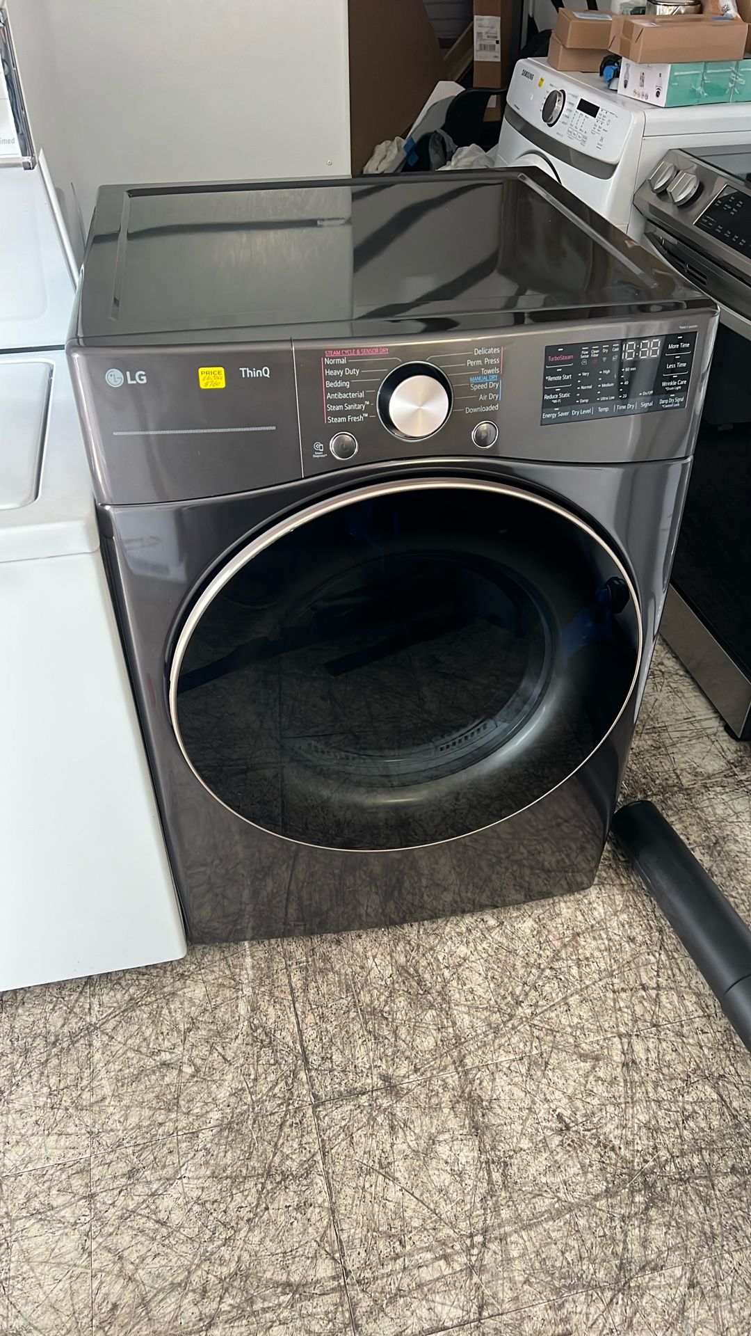 New LG ThinQ Electric Dryer