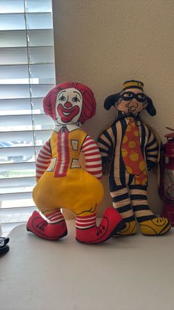 1970s Ronald  McDonald/ Hamburgler