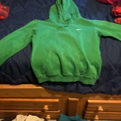 Green Nike Hoodie