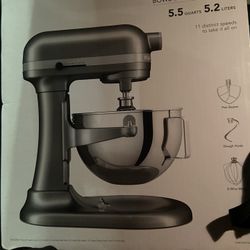kitchen aid mixer 5.5 bowl lift stand mixer
