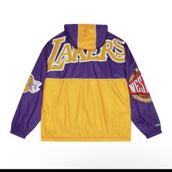 LA LAKERS WINDBREAKER PULLOVER